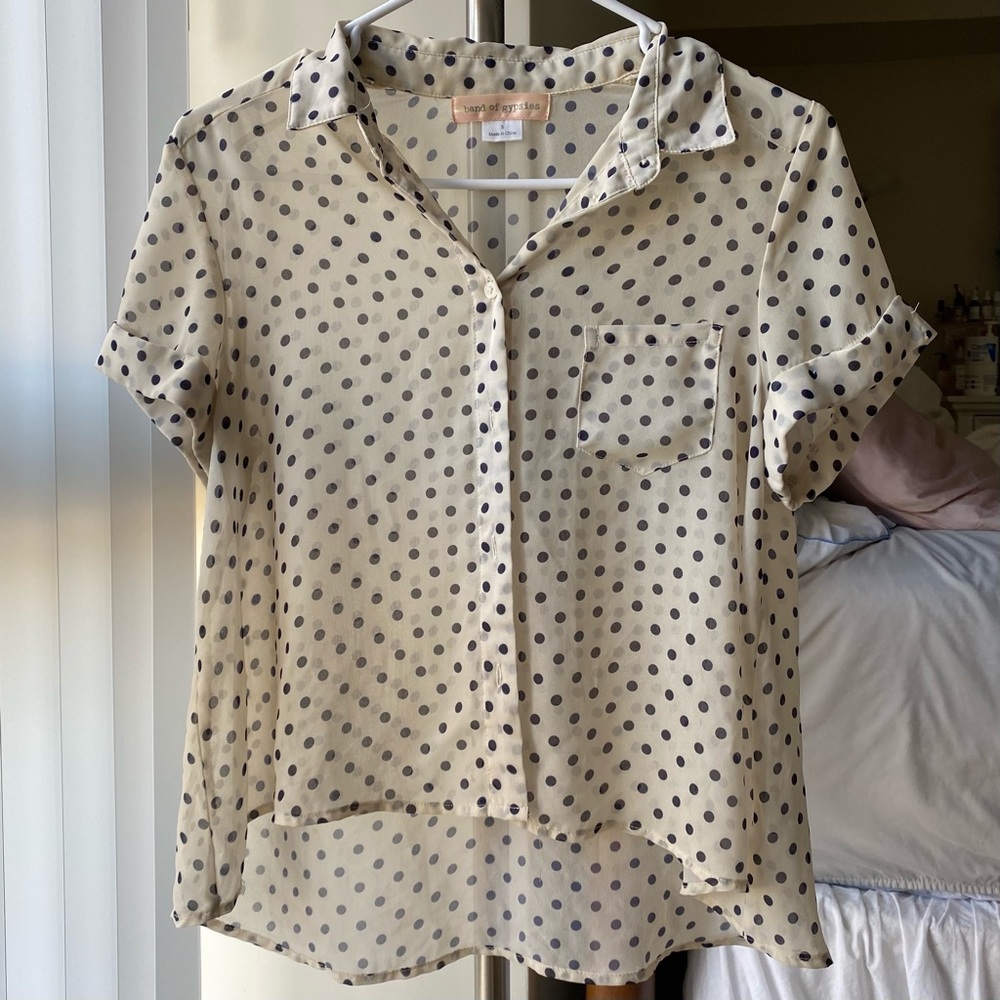 Urban Outfitters Band of Gypsies Sheer Blouse